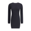 Balmain Black Viscose Casual Dress