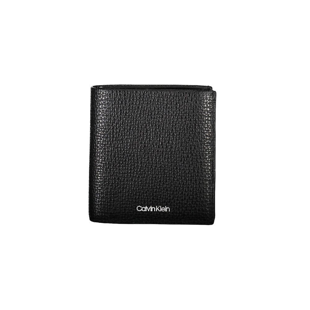 Portofel din piele neagră Calvin Klein