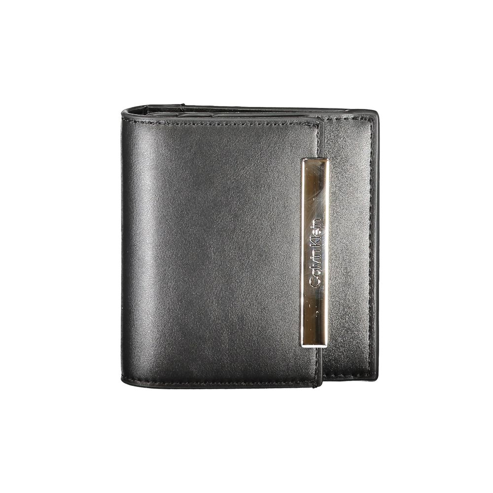 Portofel Calvin Klein negru din poliester