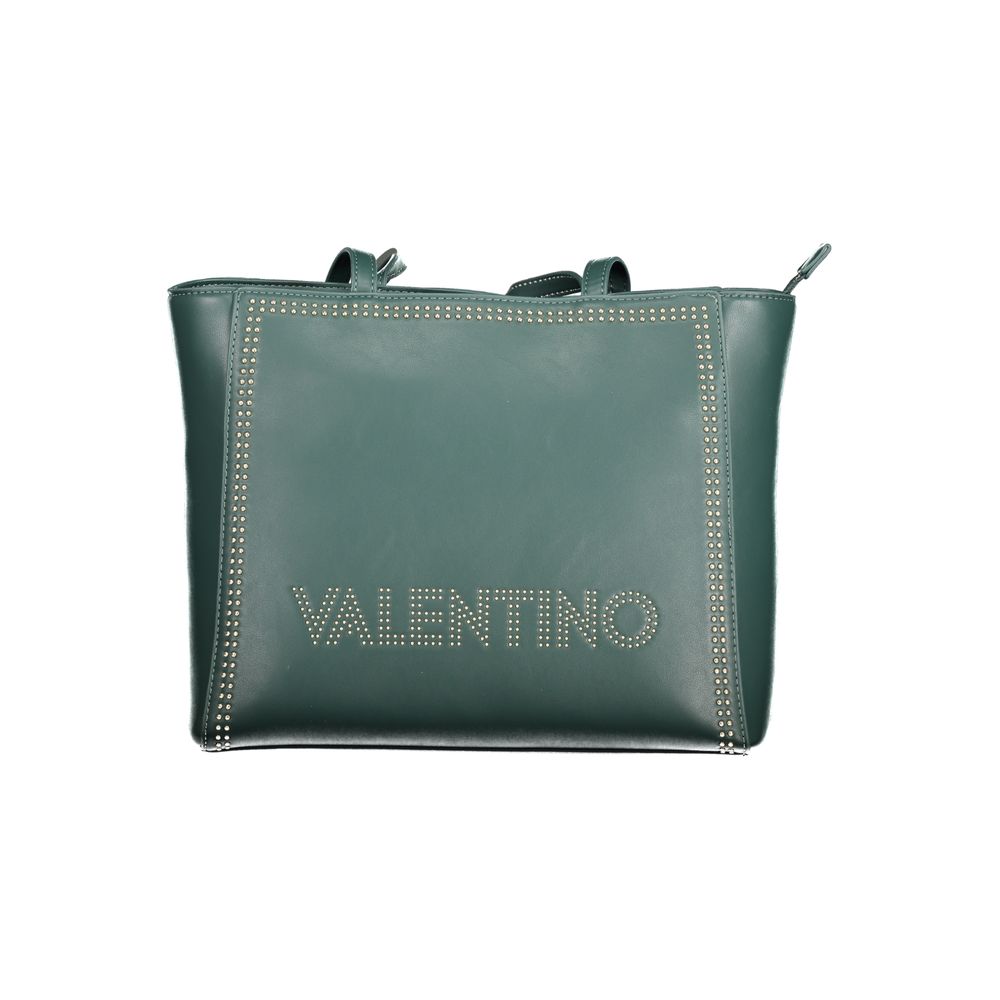 Geantă Mario Valentino verde din polietilenă