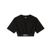Comme Des Fuckdown Black Cotton Women T-Shirt