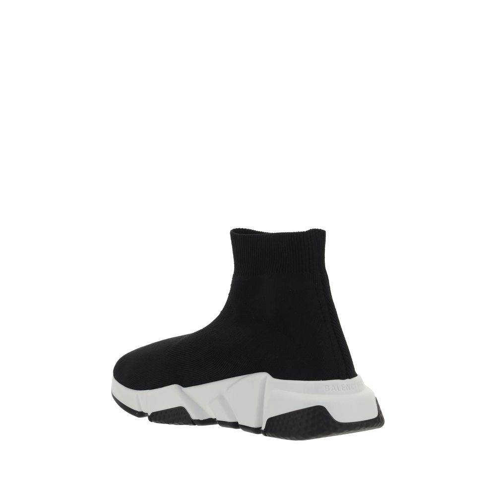 Balenciaga Black Polyester Athletic Sneakers