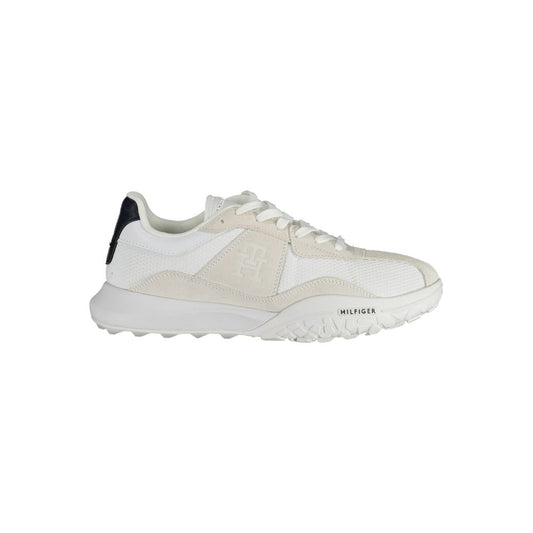 Tommy Hilfiger White Polyester Sneaker