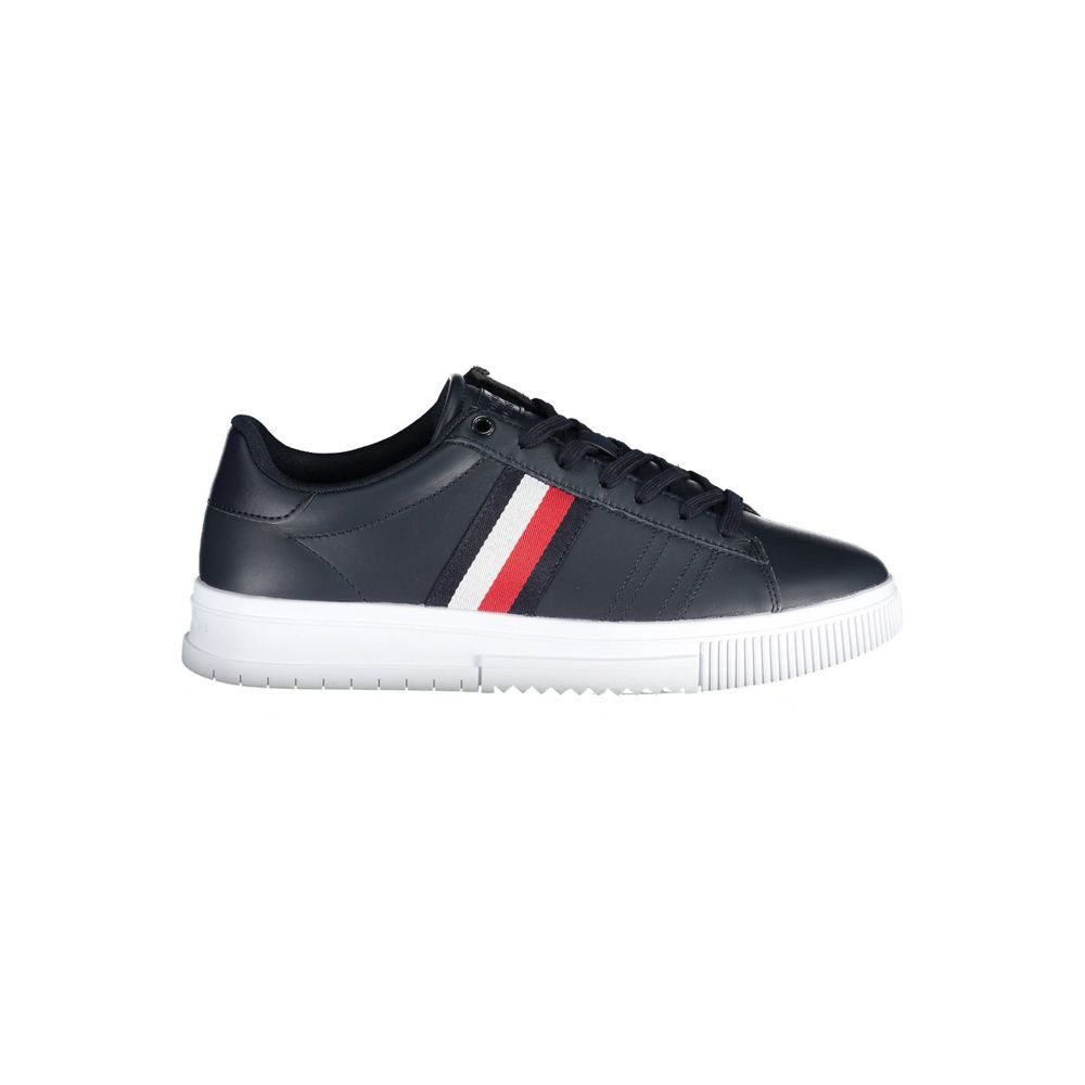 Pantofi sport Tommy Hilfiger albaștri din poliester