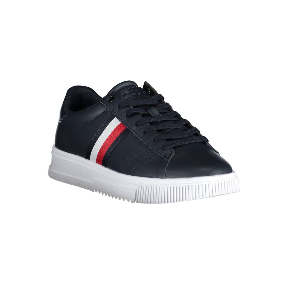 Pantofi sport Tommy Hilfiger albaștri din poliester