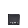 Alexander McQueen Black Calf Leather Bos Taurus Wallet