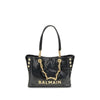 Balmain Black Calf Leather Bos Taurus Shoulder Bag