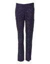 BENCIVENGA Purple Jacquard High Waisted Pants