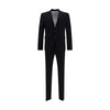 Dsquared² Black Fleece Wool Two-Piece Suit