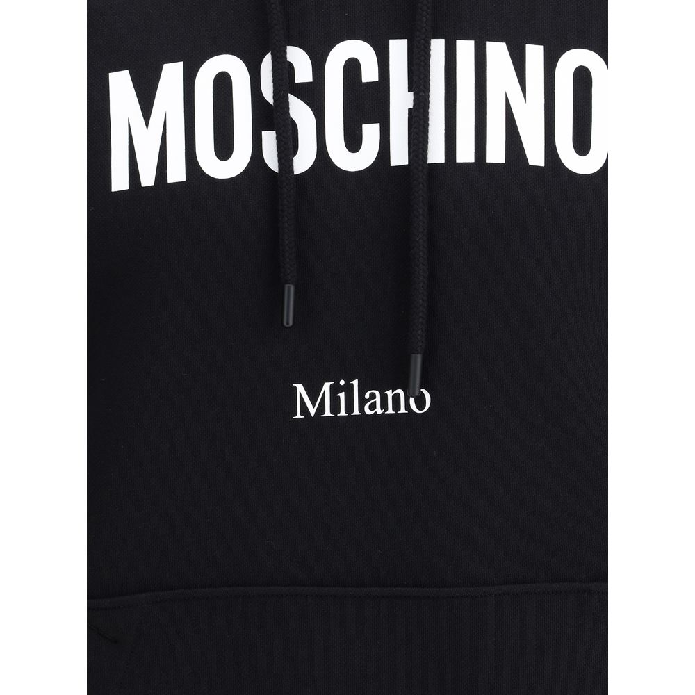 Moschino sort bomuldssweatshirt