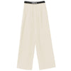 Comme Des Fuckdown Beige Polyester Women Palazzo Trousers