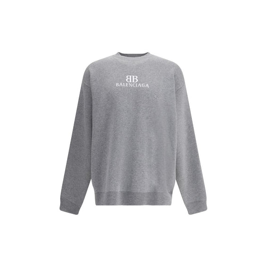 Balenciaga Gray Cotton Sweatshirt