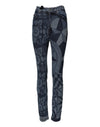 Dolce & Gabbana Blue Graphic Print Cotton Skinny Denim Jeans
