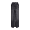 Kenzo Black Cotton Straight-Leg Jeans