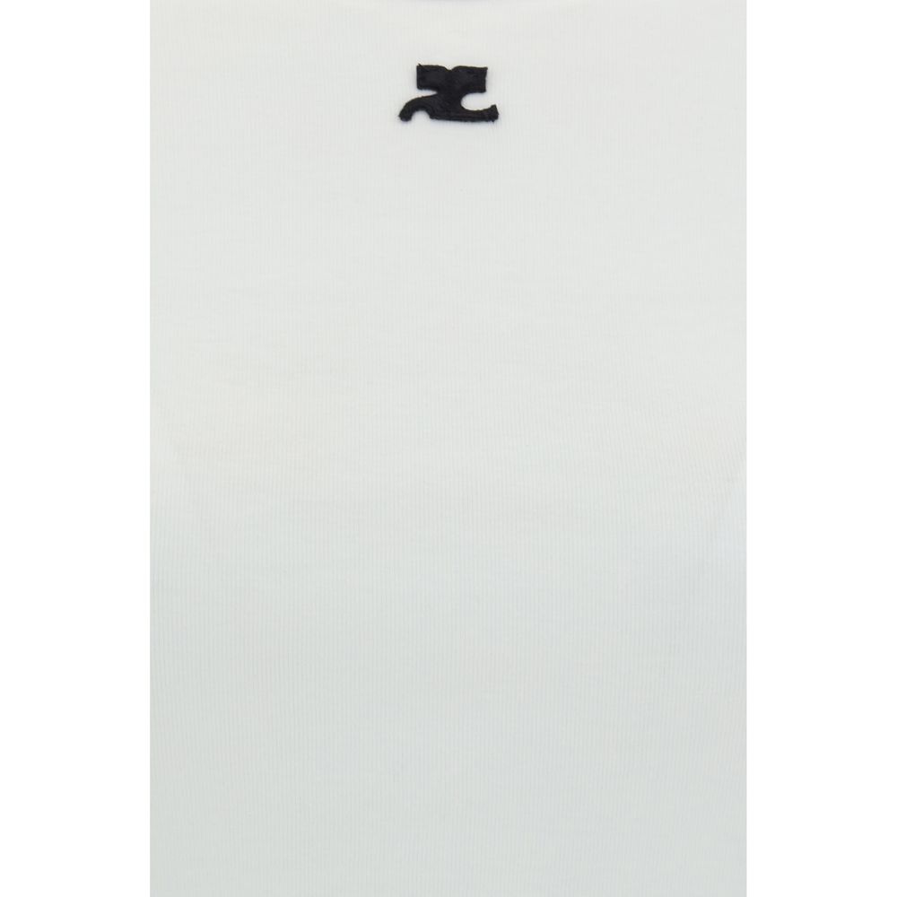Tricou cu logo Courrèges