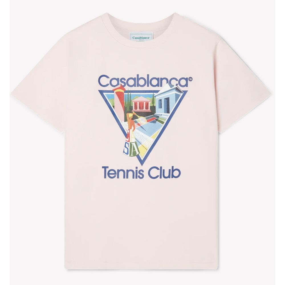 Tricou Casablanca roz din bumbac