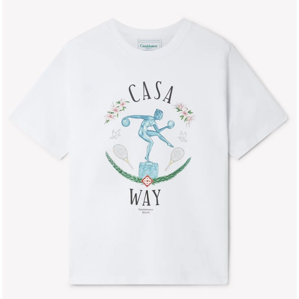 Tricou Casablanca din bumbac alb