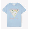 Tricou Casablanca albastru din bumbac