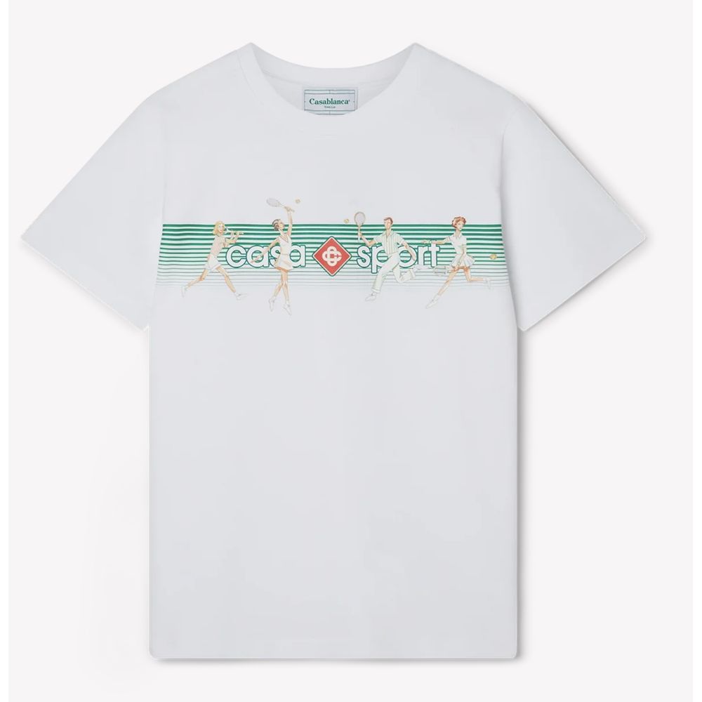 Tricou Casablanca din bumbac alb
