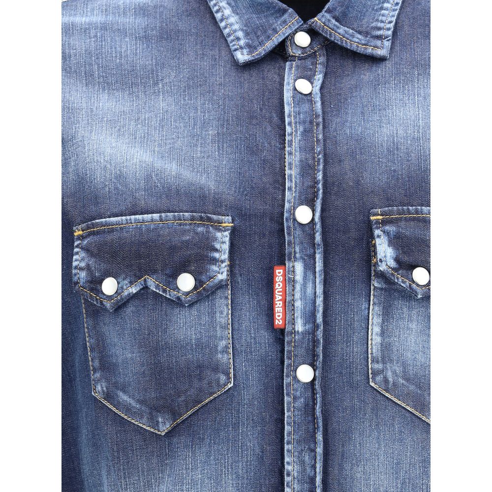 Cămașă din denim Dsquared²