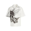 Alexander McQueen White Cotton Shortsleeve Shirt