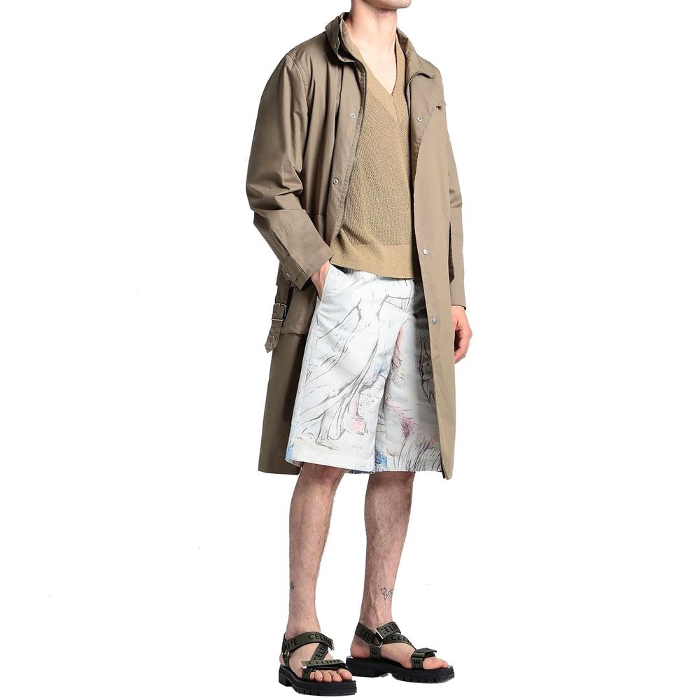 Alexander McQueen Beige Polyester Shorts
