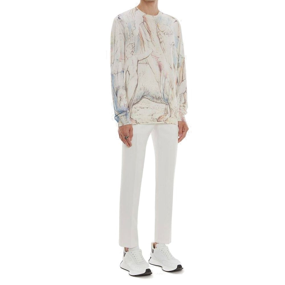 Pulover Alexander McQueen cu imprimeu William Blake Dante