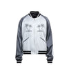 Palm Angels Gray Acetate Bomber