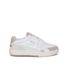 Palm Angels White Calfskin Low Top Sneakers
