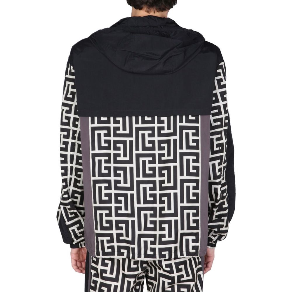 Jachetă Balmain cu monogramă din nailon