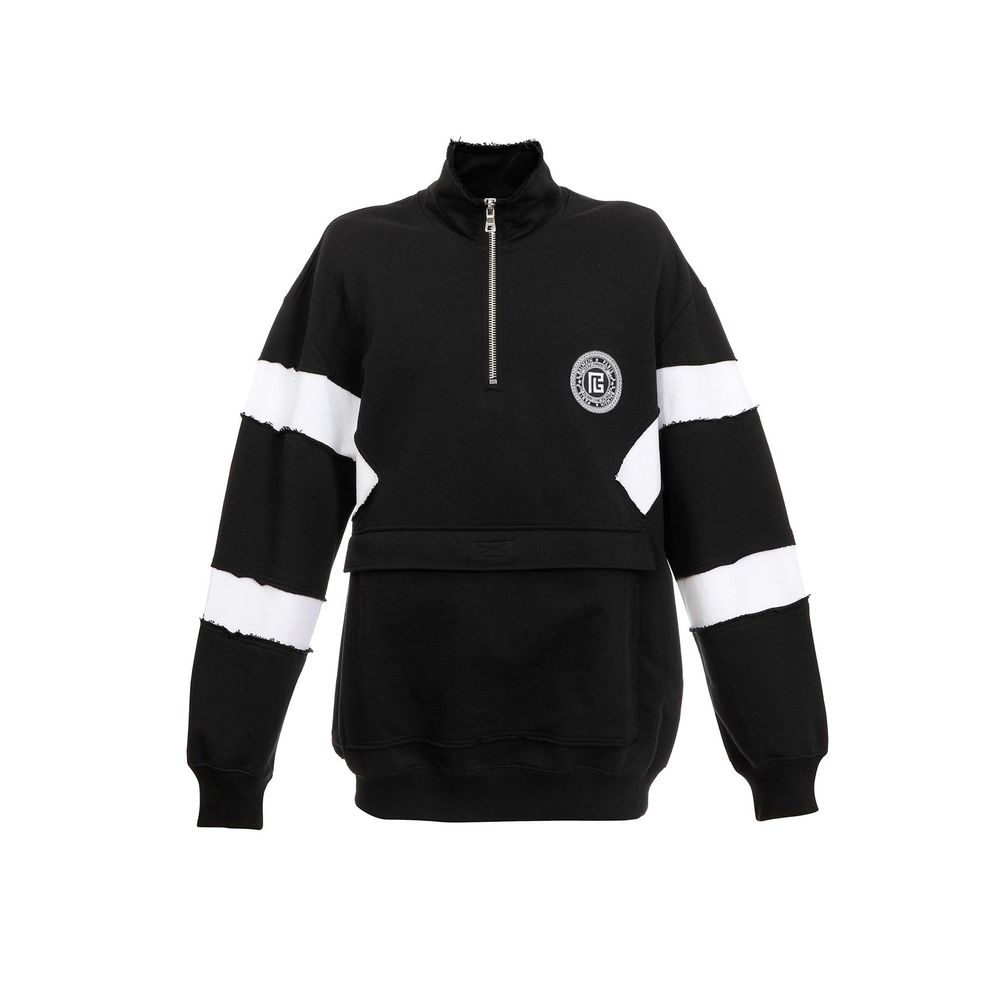 Hanorac Balmain din bumbac cu logo circular