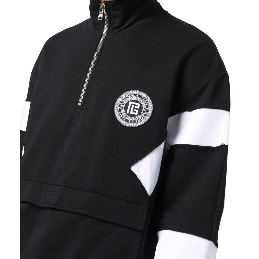 Hanorac Balmain din bumbac cu logo circular