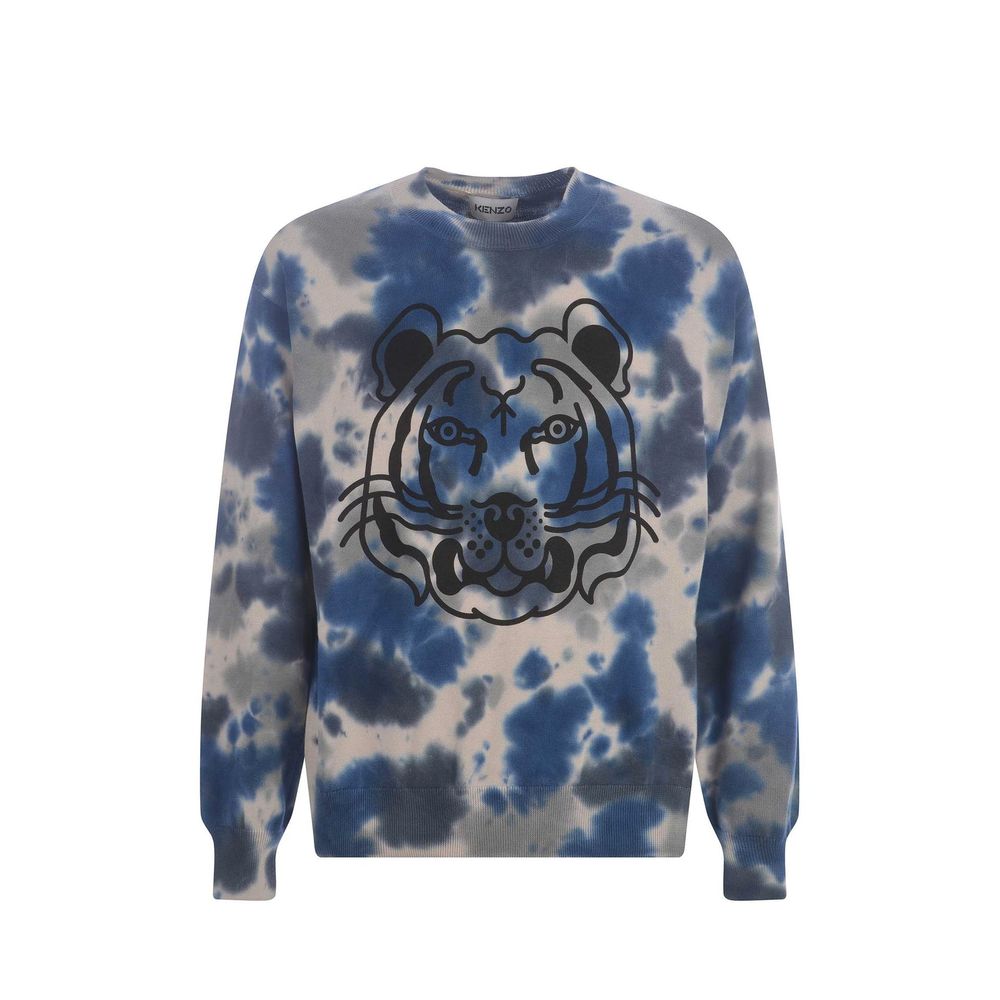 Pulover Kenzo din bumbac imprimat