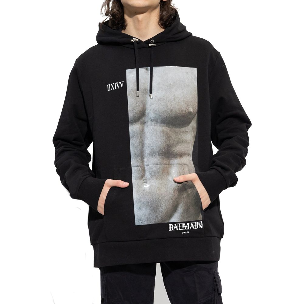 Hanorac cu glugă din bumbac Balmain