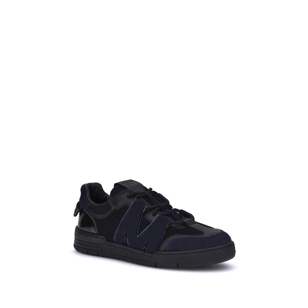 Teniși Moschino din piele și plasă