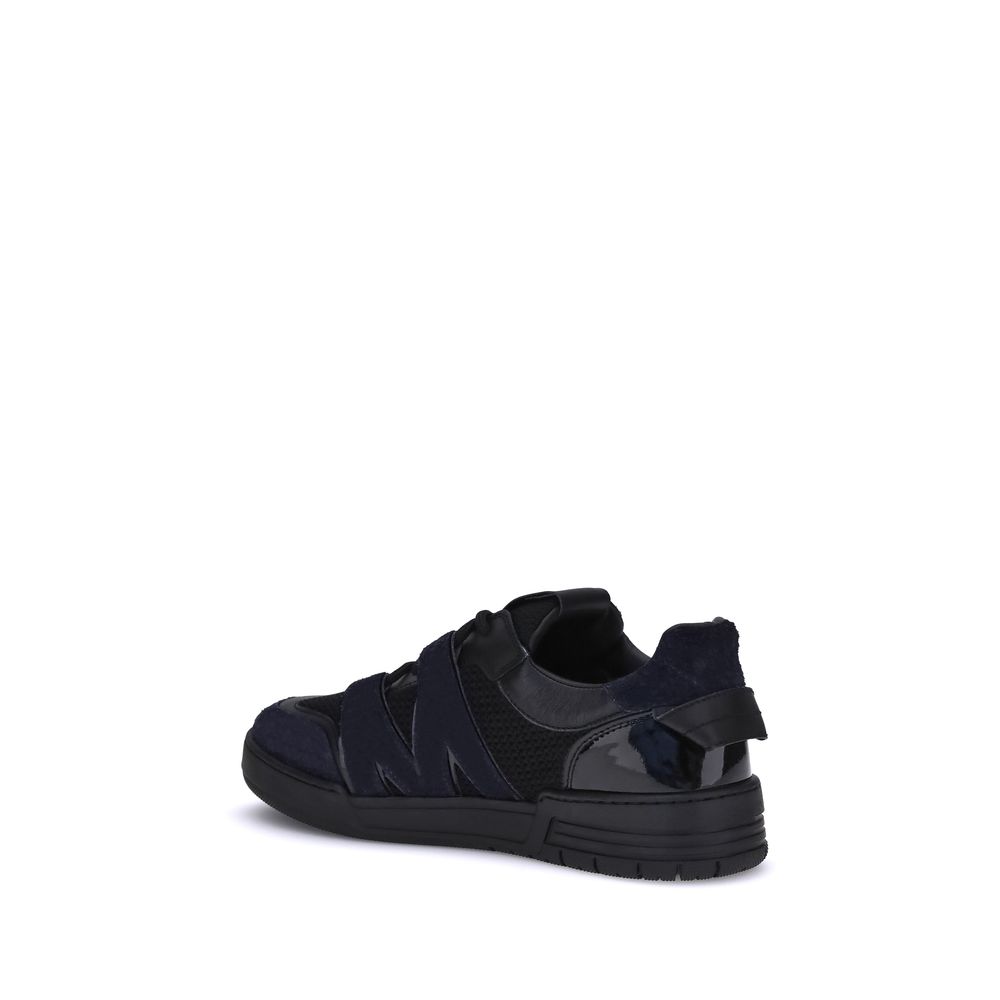 Teniși Moschino din piele și plasă