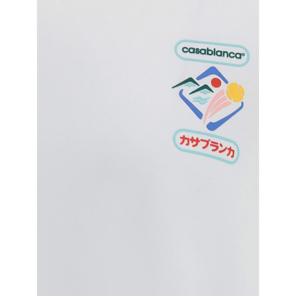 Casablanca Hvid Bomulds T-shirt