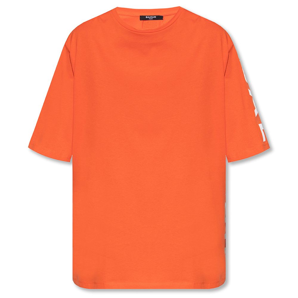 Tricou Balmain portocaliu din bumbac