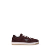 Prada Bordeaux Calf Leather Bos Taurus Low Top Sneakers