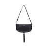 Courrèges Black Calf Leather Bos Taurus Shoulder Bag