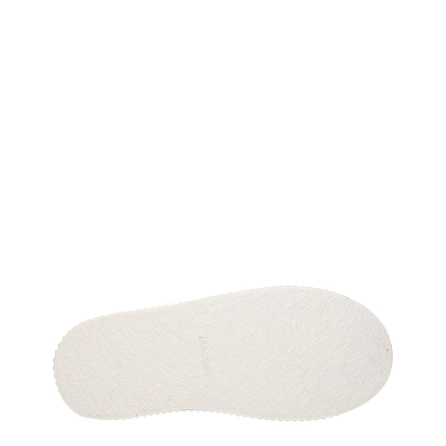 Jil Sander White Fabric Platform Sneakers