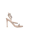 Stuart Weitzman Pink Satin Stiletto Heel Sandals