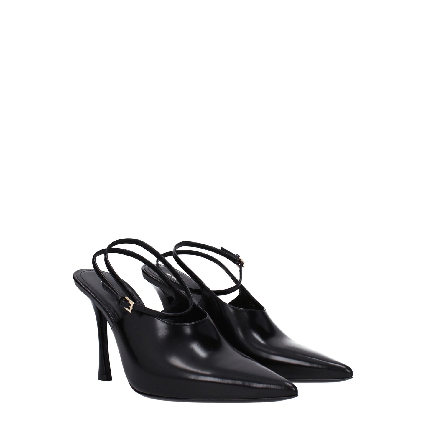 Givenchy Black Leather High Heel Pumps