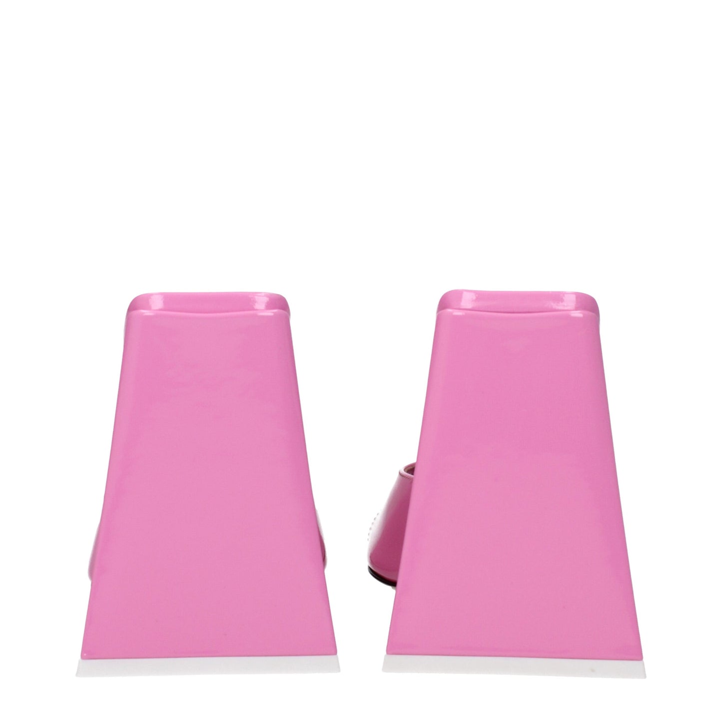 Attico Pink Læder Platform Sandaler