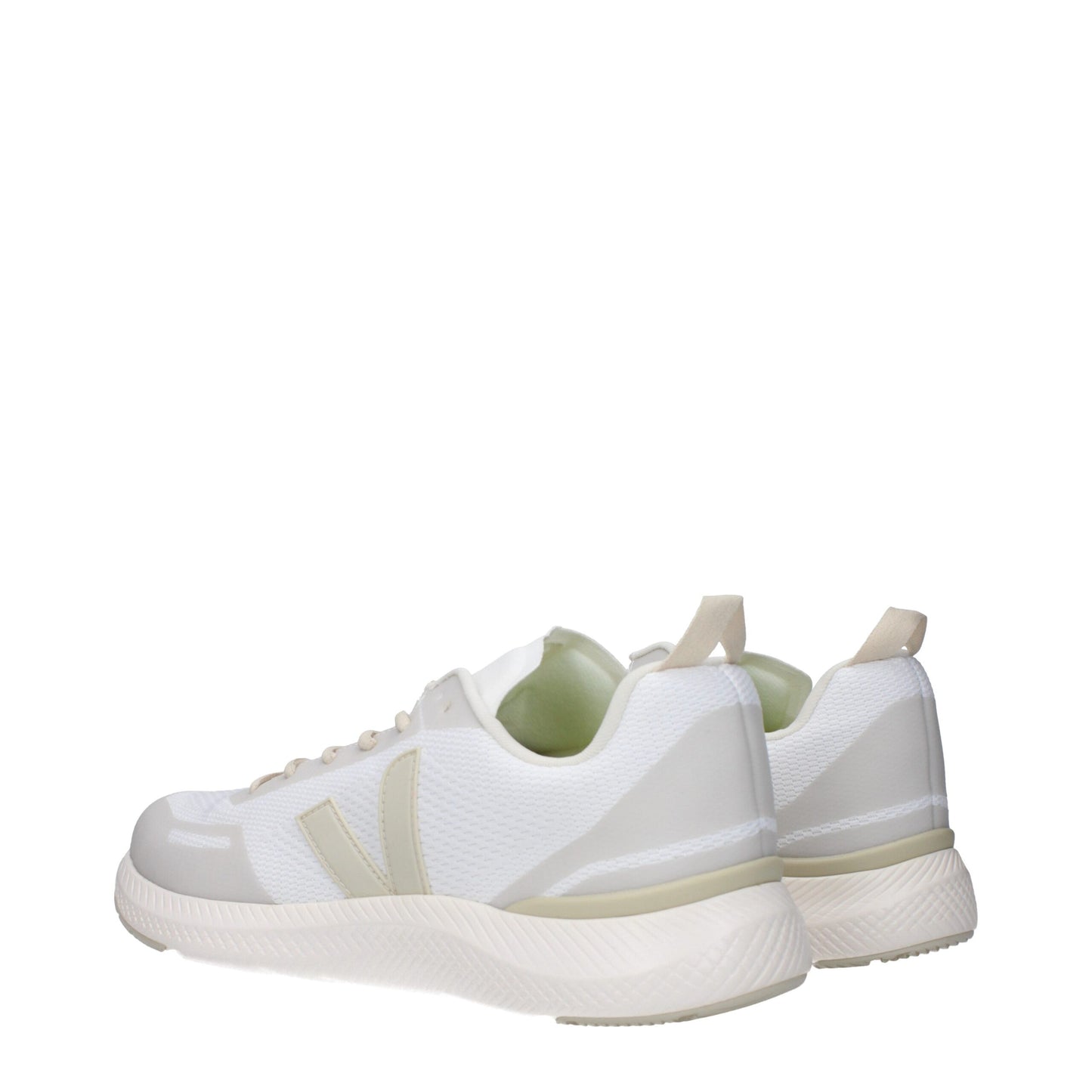 Veja White Fabric Athletic Sneakers