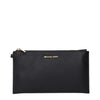 Michael Kors Black Leather Clutch Bag