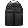 Piquadro Black Leather Backpack