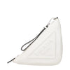 Prada White Leather Clutch Bag