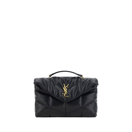 Saint Laurent Black Lamb Ovis Aries Aries Shoulder Bag