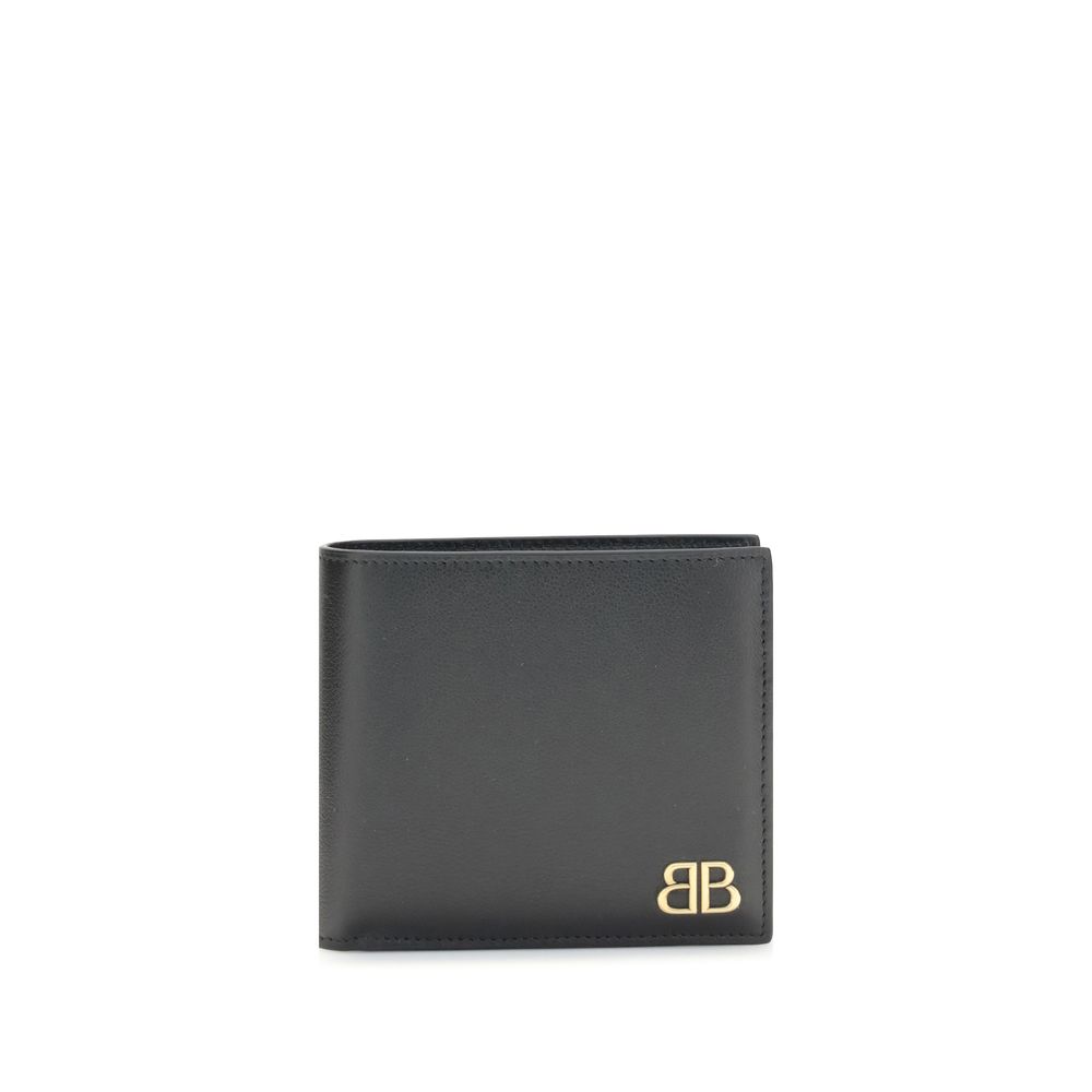 Portofel Balenciaga cu placă cu logo